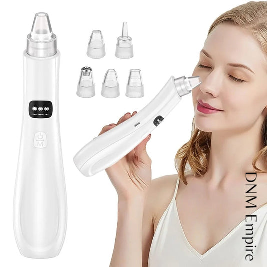 I lager för snabb leverans – Ansiktsrengöringsmaskin med 3 suginställningar som effektivt avlägsnar döda hudceller, rengör porerna och tar bort pormaskar för en fräsch och klar hud.